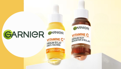 Testez gratuitement le sérum éclat anti-taches vitamine C+ de Garnier