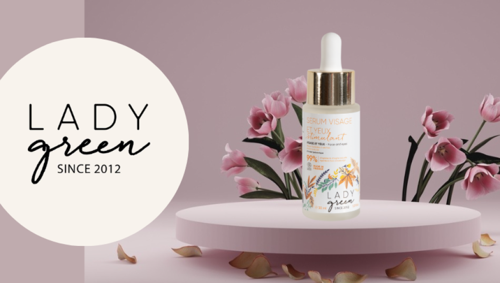 Testez gratuitement le sérum stimulant visage et yeux Bio de Lady Green