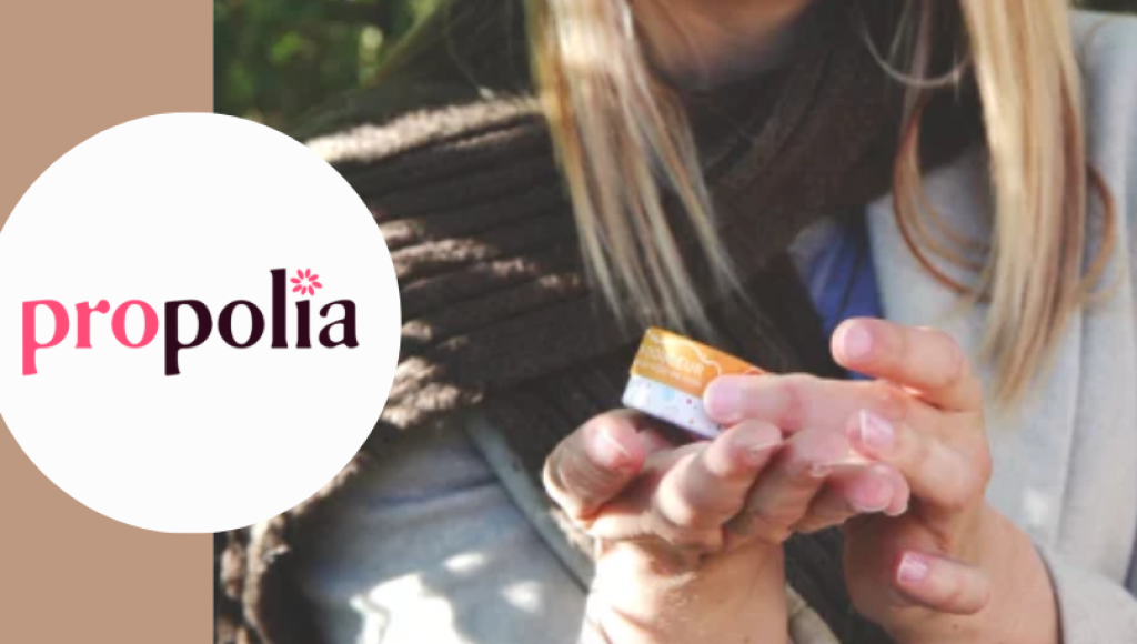 Testez gratuitement le baume à lèvres au miel de Propolia