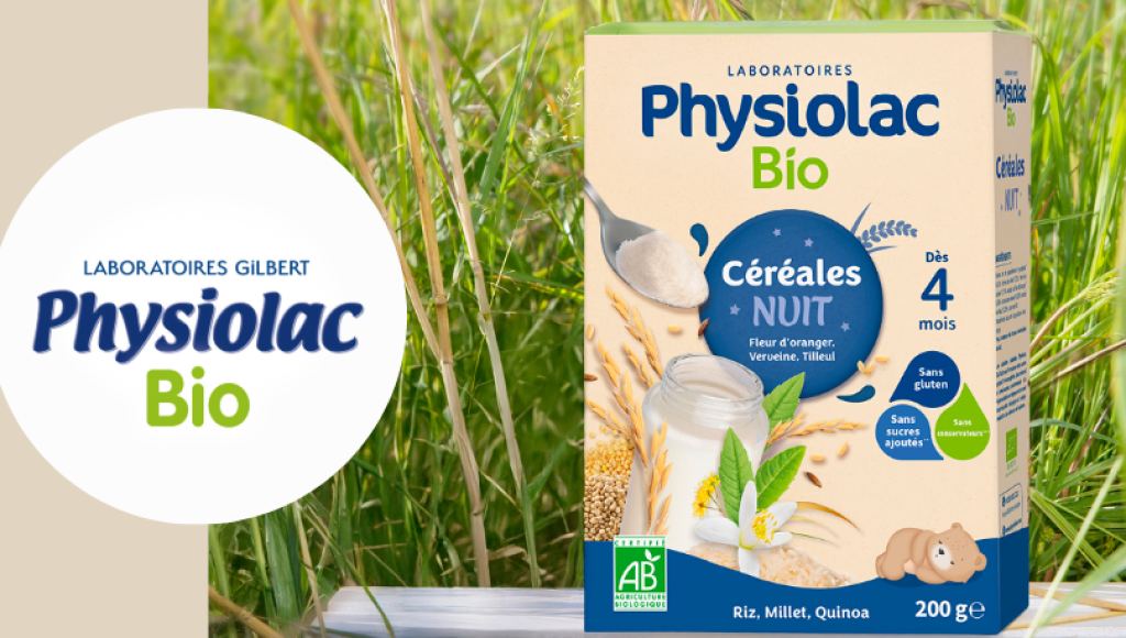 Testez gratuitement les céréales bébé nuit bio de Physiolac