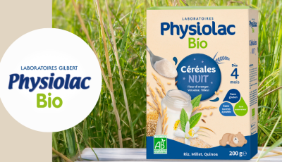 Testez gratuitement les céréales bébé nuit bio de Physiolac