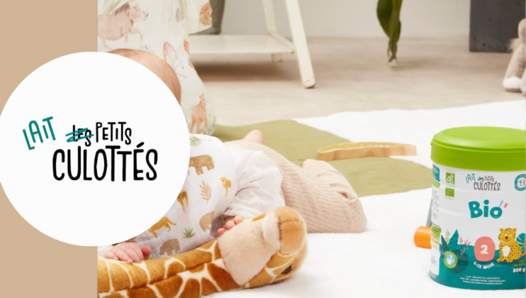 Testez gratuitement le lait 2ème âge bio de Lait Petits Culottés