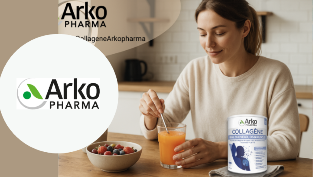 Testez gratuitement le collagène en poudre de Arko Pharma