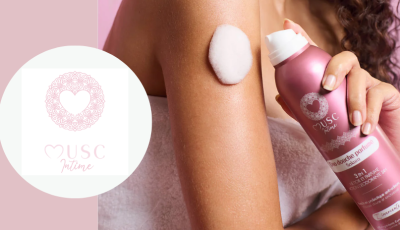 Testez gratuitement le déo douche et lait corps au musc blanc de Musc Intime