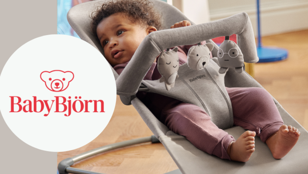 Testez gratuitement le transat Bliss en Jersey 3D de BabyBjörn