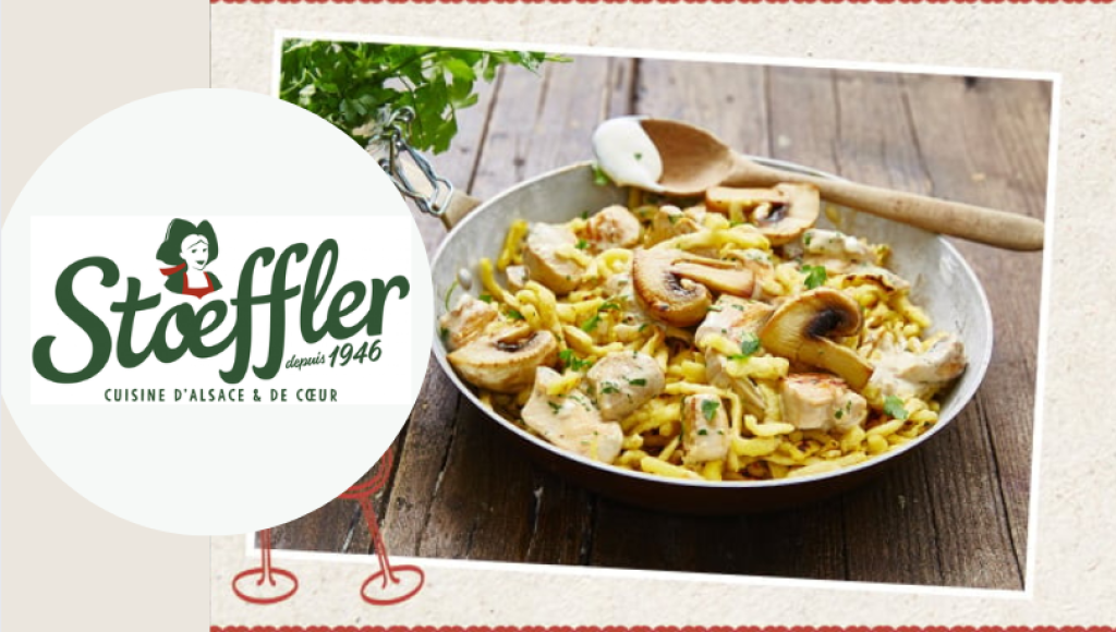 Testez gratuitement les spaetzle aux oeufs frais de Stoeffler