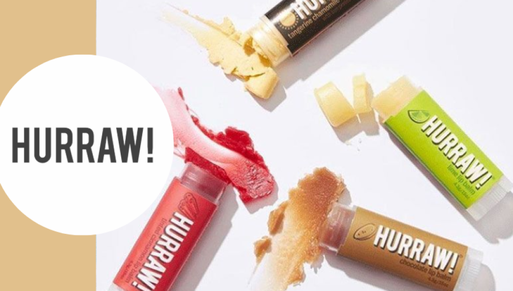 Testez gratuitement les baumes à lèvres 3 parfums de hurraw
