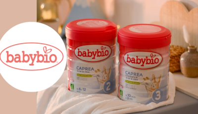 Testez gratuitement le lait infantile au lait de chèvre bio Caprea 3ème âge de Babybio