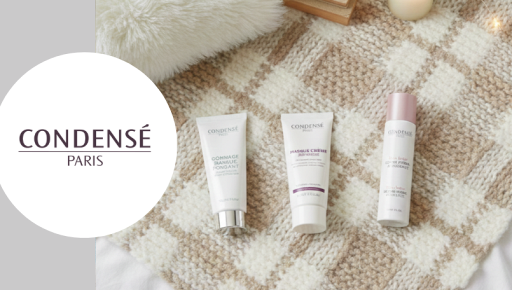 Testez gratuitement la routine réconfortante de Condensé Paris