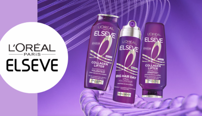 Testez gratuitement la routine volumatrice Elseve Collagen Lifter de L’Oréal Paris