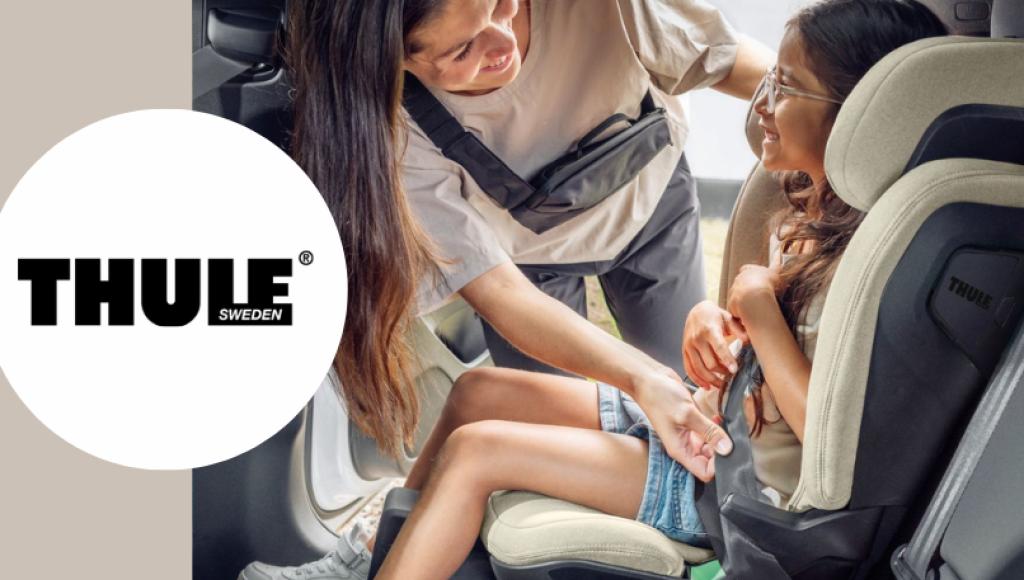 Testez gratuitement le siège auto Thule Palm avec repose-pieds de Thule Footrest