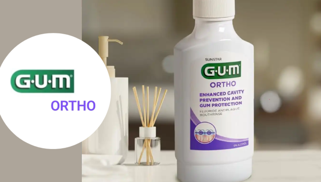 Testez gratuitement le bain de bouche de GUM ORTHO