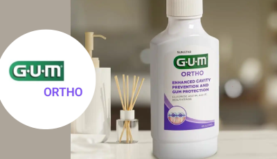 Testez gratuitement le bain de bouche de GUM ORTHO