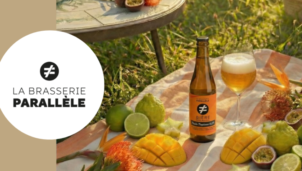 Testez gratuitement la bière sans alcool tropicale de Brasserie Parallèle