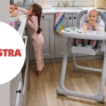 Testez gratuitement la chaise haute réglable multifonctions Harper Prémaman de Orchestra