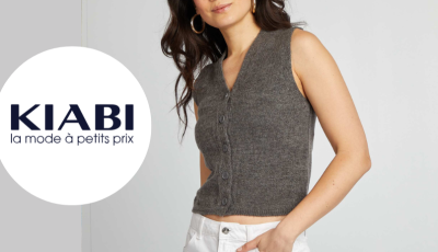 Testez gratuitement le gilet sans manche femme de Kiabi
