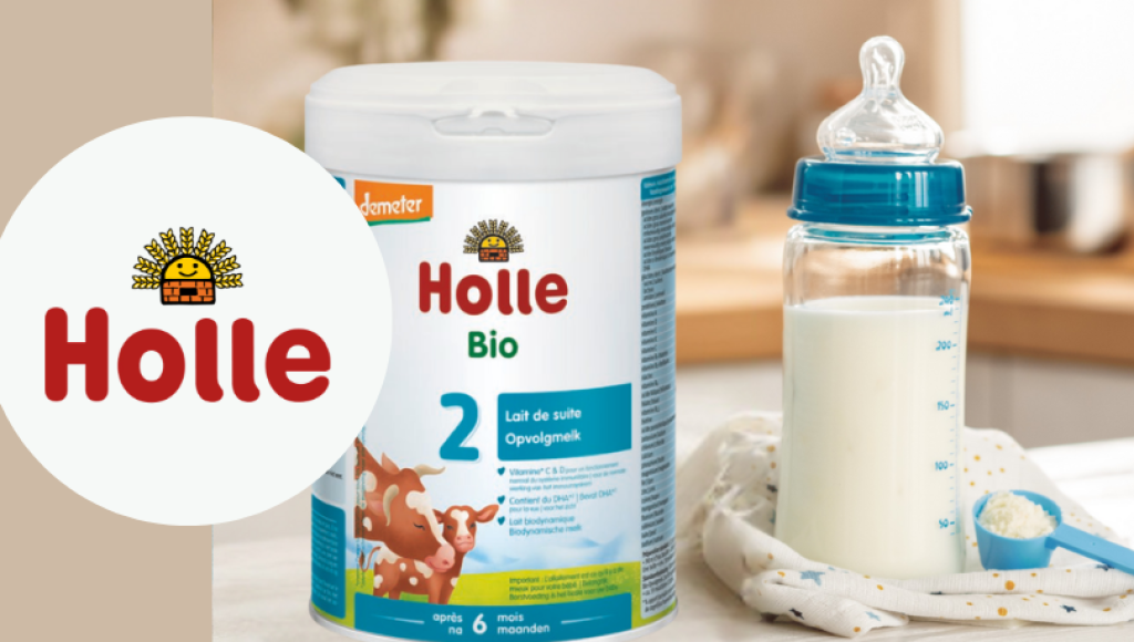 Testez gratuitement le lait infantile 2ème âge de Holle