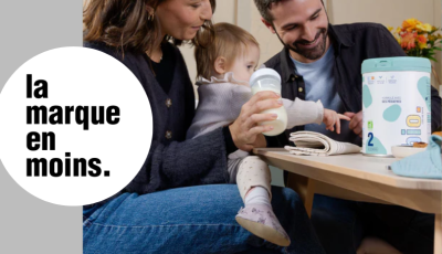 Testez gratuitement le lait infantile 2ème âge de la marque en moins