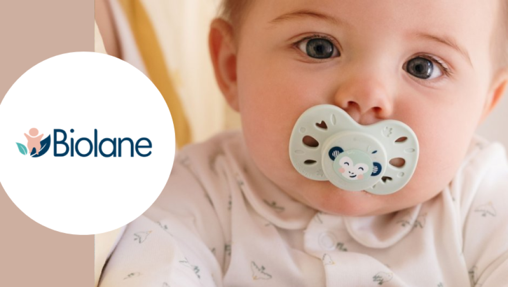 Testez gratuitement la sucette anatomique nuit de Biolane