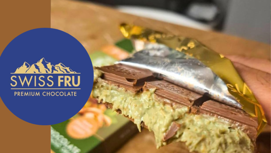 Testez gratuitement le chocolat de Dubai de Swiss Fru