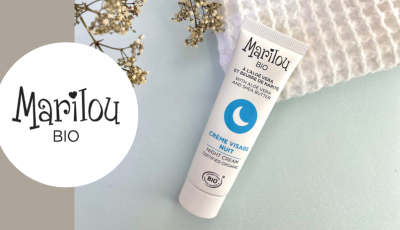 Testez gratuitement la crèmes visage nuit de Marilou Bio