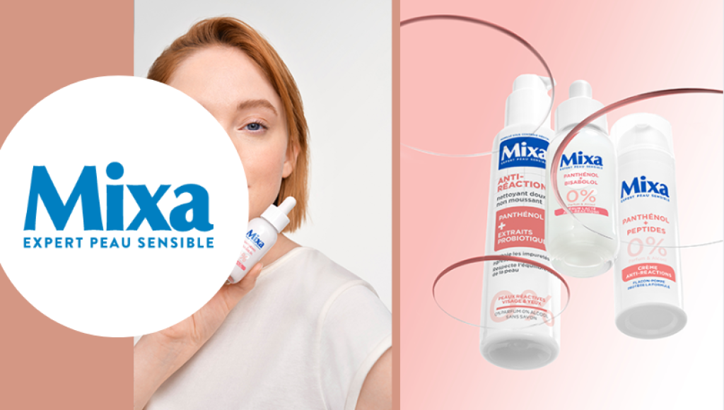 Testez gratuitement le routine anti-réactions de Mixa