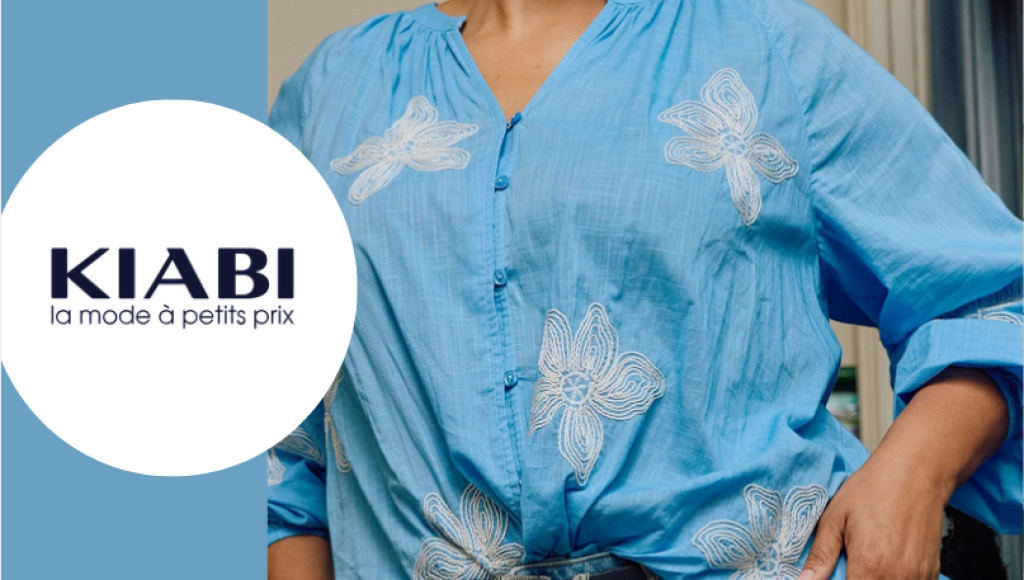 Testez gratuitement la blouse avec broderies de KIABI
