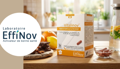 Testez gratuitement le complément alimentaire énergie et vitamines Vitalinov de Laboratoire EffiNov