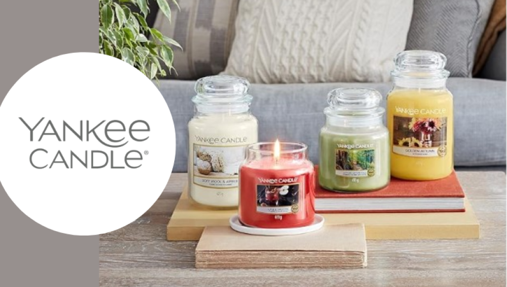Testez gratuitement la grande bougie parfumée de Yankee Candle