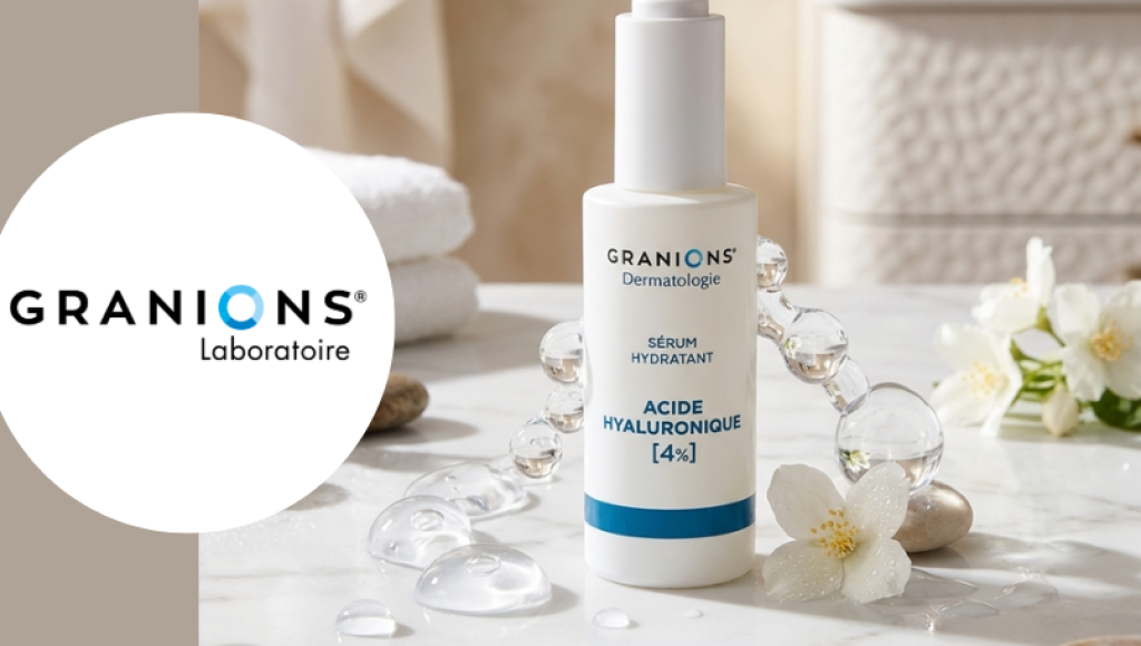 Testez gratuitement le sérum hydratant acide hyaluronique 4 % de Granions Laboratoire