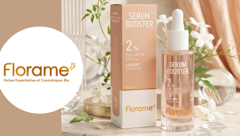 Testez gratuitement le sérums booster lissant bio de Florame