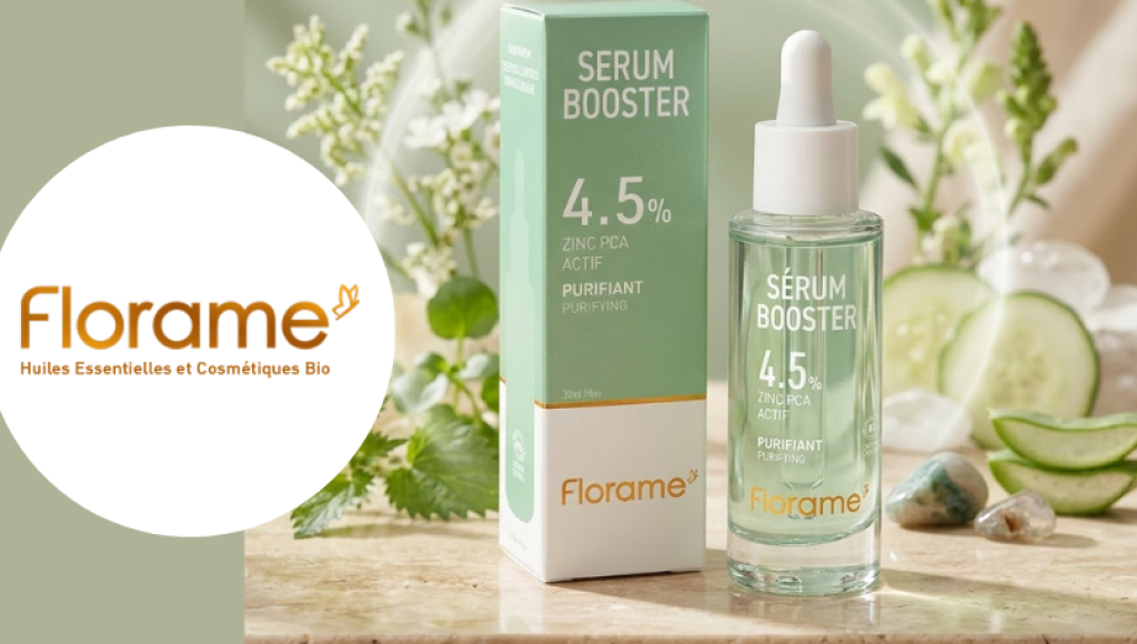 Testez gratuitement le sérums booster purifiant bio de Florame