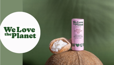 Testez gratuitement le baume à lèvres 100% naturel Silky Coconut de We Love The Planet