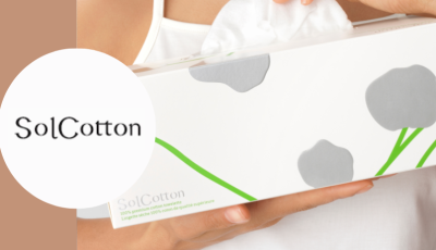 Testez gratuitement les lingettes en coton pour le soin de la peau de SolCotton