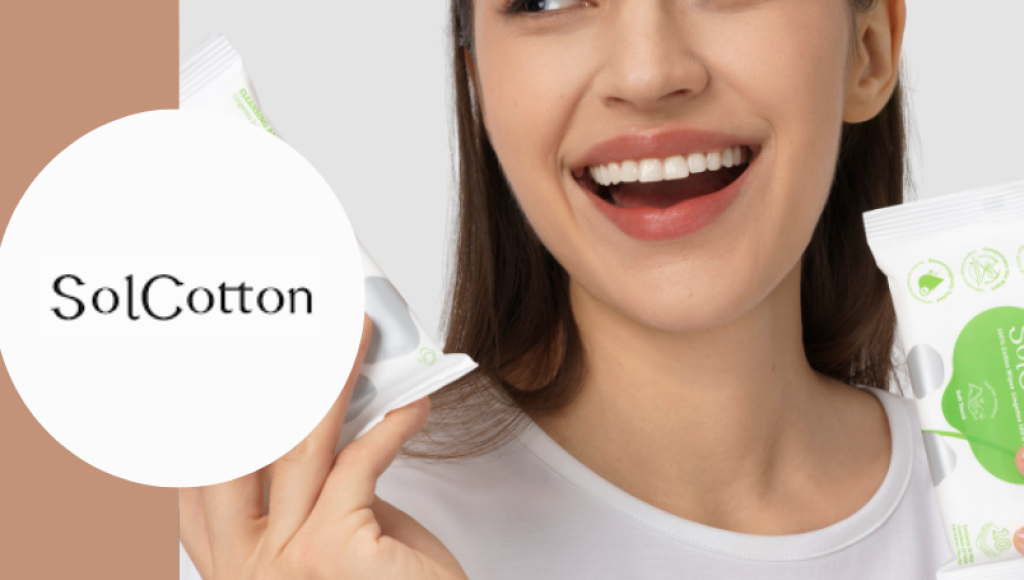 Testez gratuitement les lingettes nettoyantes humides en coton de SolCotton