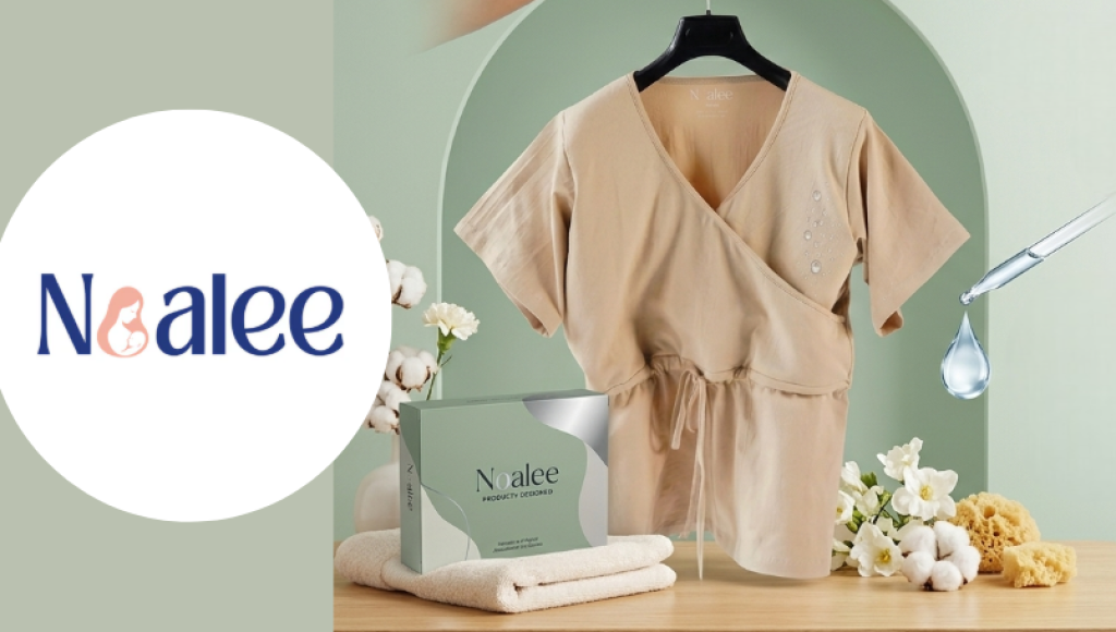 Testez gratuitement le tee-shirt d’allaitement absorbant et anti-fuite de Noalee