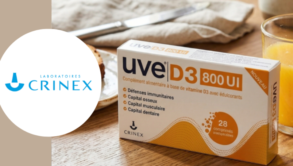 Testez gratuitement la vitamine UVE D3 800 UI de Crinex
