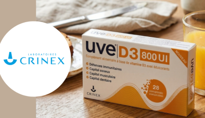 Testez gratuitement la vitamine UVE D3 800 UI de Crinex