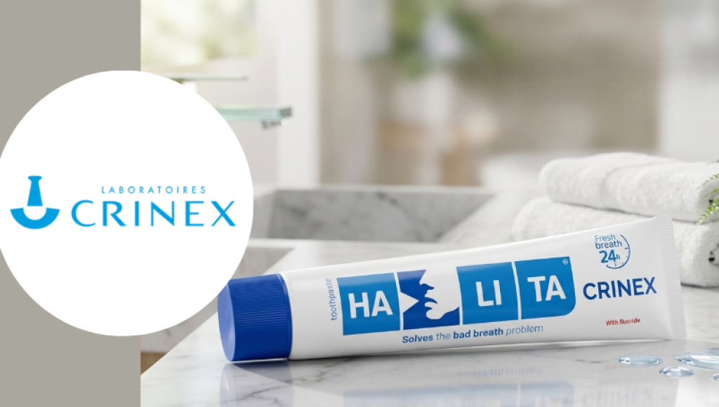 Testez gratuitement le dentifrice HALITA de Crinex