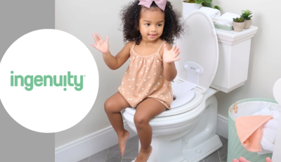 Testez gratuitement le réducteur de toilette de voyage d\'Ingenuity