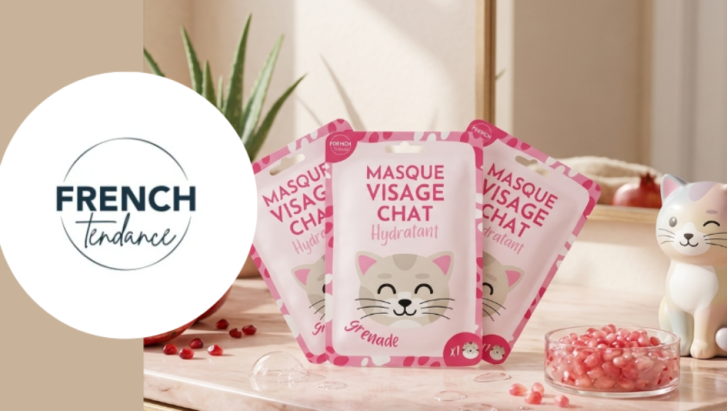 Testez gratuitement le masque visage hydratant chat grenade de French Tendance