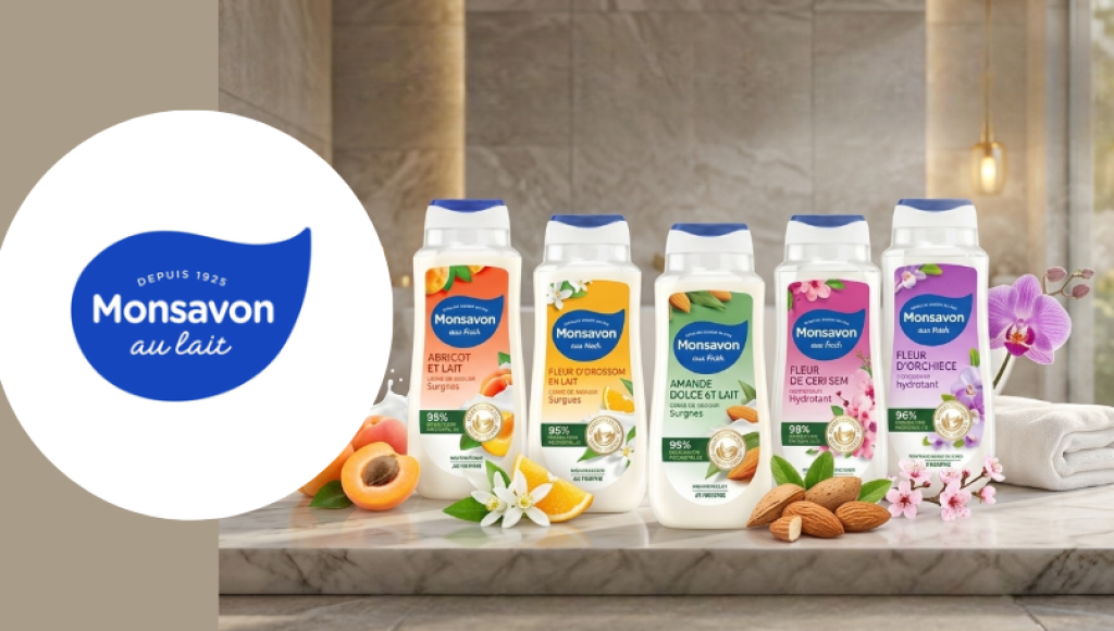 Testez gratuitement le gels douche de MONSAVON