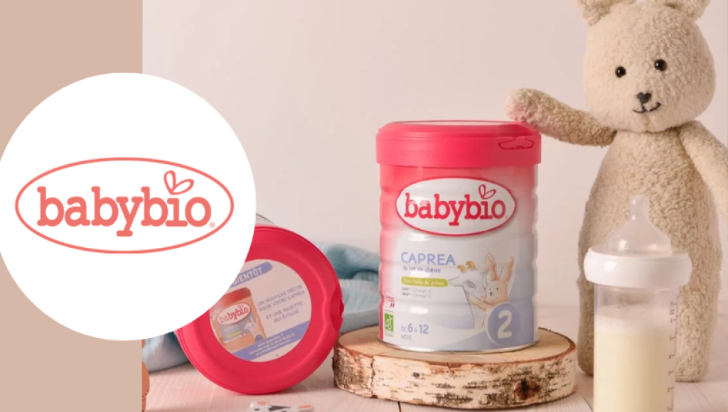 Testez gratuitement le lait infantile Caprea 2ème âge de Babybio