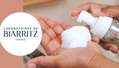 Testez gratuitement la mousse nettoyante de Laboratoires de Biarritz France
