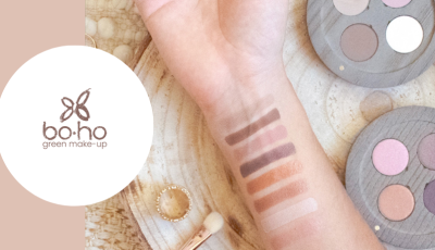 Testez gratuitement le palette 5 ombres à paupières Bio de Boho Green