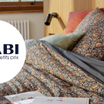 Testez gratuitement les parures de lit grise et beige de Kiabi