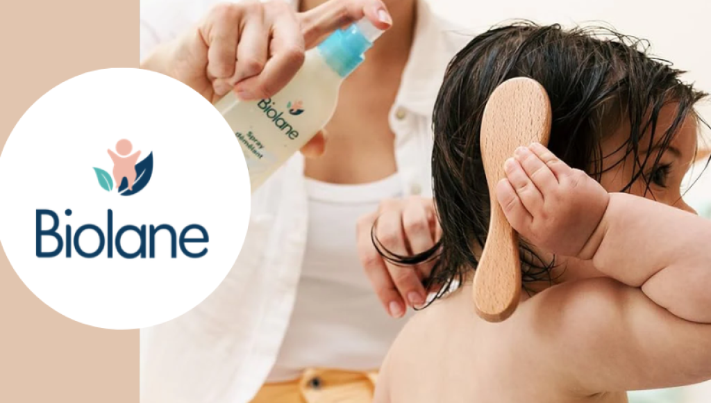 Testez gratuitement le spray démêlant au lin Français pour bébé et enfant de Biolane