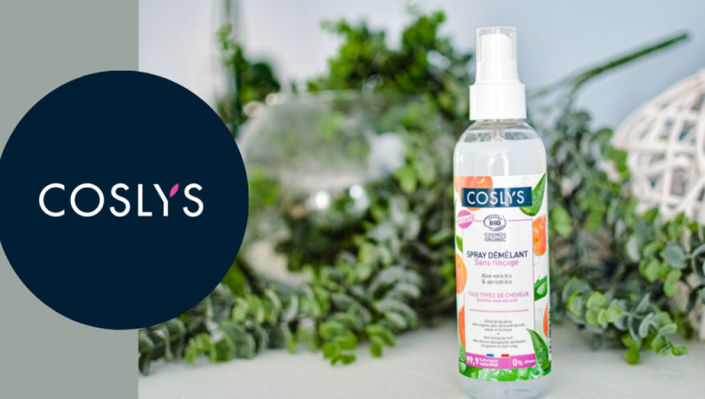 Testez gratuitement le spray démêlant sans rinçage Bio de Coslys