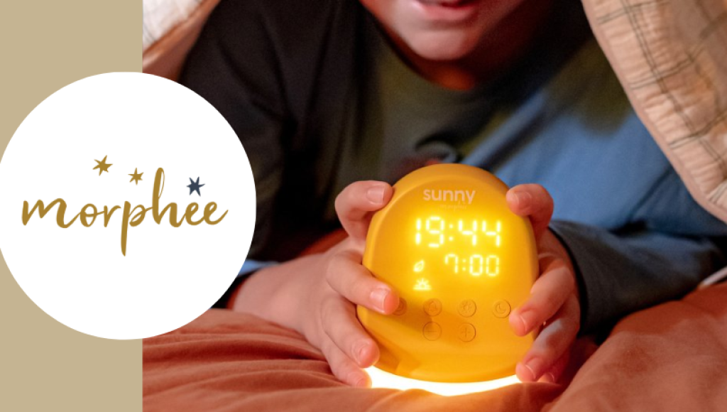 Testez gratuitement le sunny réveil pour enfant de Morphée