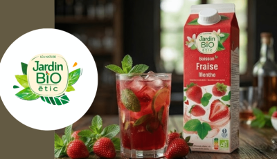 Testez gratuitement la boisson fraise menthe de Jardin BiO étic